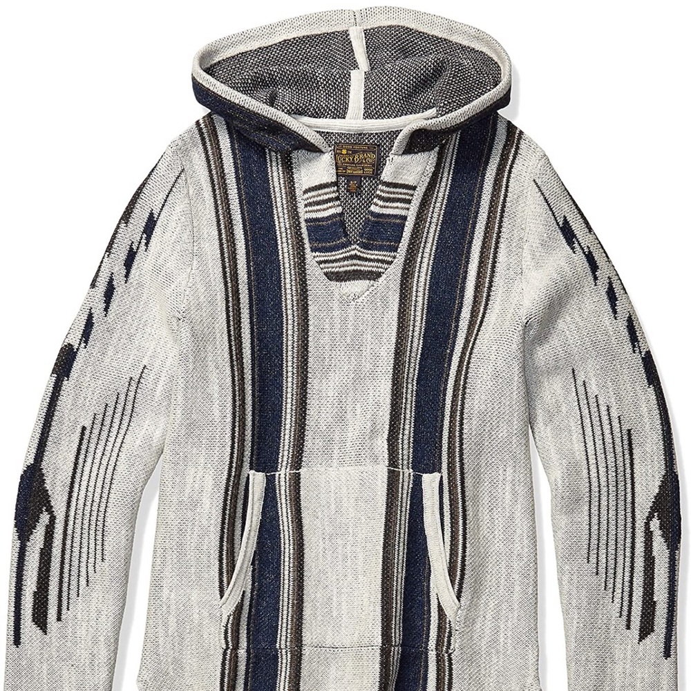 Lucky Brand Men’s Baja Hoodie Sweatshirt
